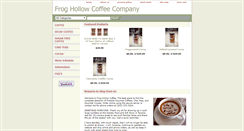 Desktop Screenshot of froghollowcoffee.com